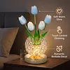 Tulip Bouquet LED Night Light USB Rechargeable Touch Dimming 3-Color