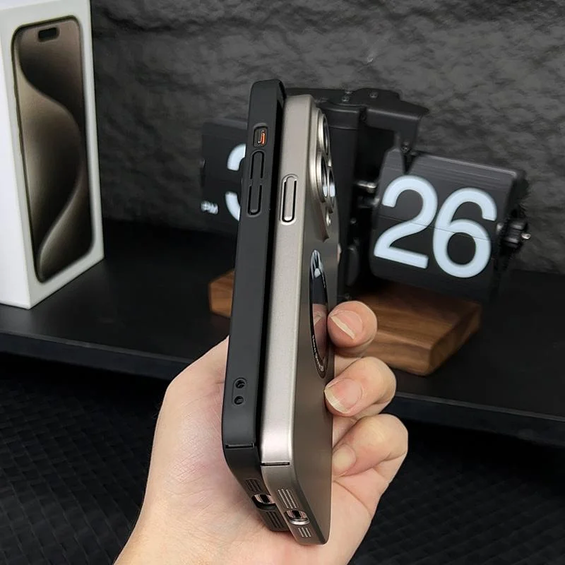 For iPhone 15/14 Series Hollow Out Frosted Mobile Phone Case