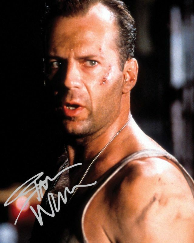 Bruce Willis - Die Hard Autograph Signed Photo Poster painting Print