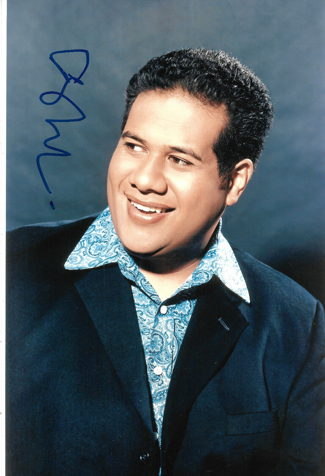 Jonathan Lemalu Opera signed 8x12 inch Photo Poster painting autograph