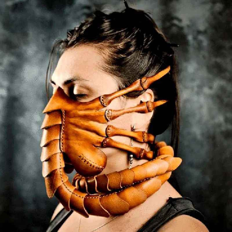 Halloween Scary Alien Scorpion Mask-elleschic