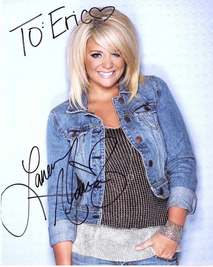 TO ERIC - Lauren Alaina Signed - Autographed Country Music Singer 8x10 Photo Poster painting