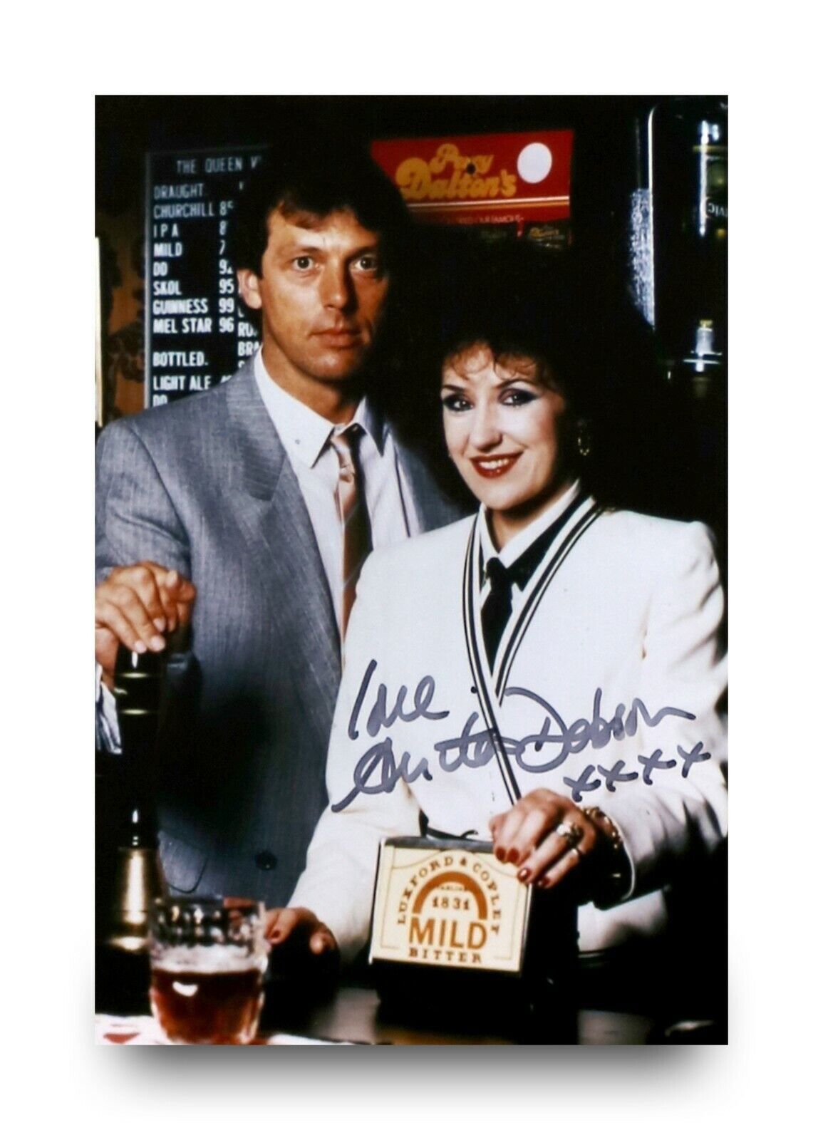 Anita Dobson Signed 6x4 Photo Poster painting EastEnders Angie Watts Genuine Autograph + COA