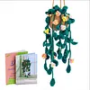Hanging Potted Plants Crochet Kit, Crochet Starter Kit with Step-by-Step Instructions and Video Tutorials, DIY Knitting Kit for Adults, Starter Present