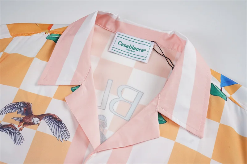 Casablanca 2023 new silk long-sleeved shirt