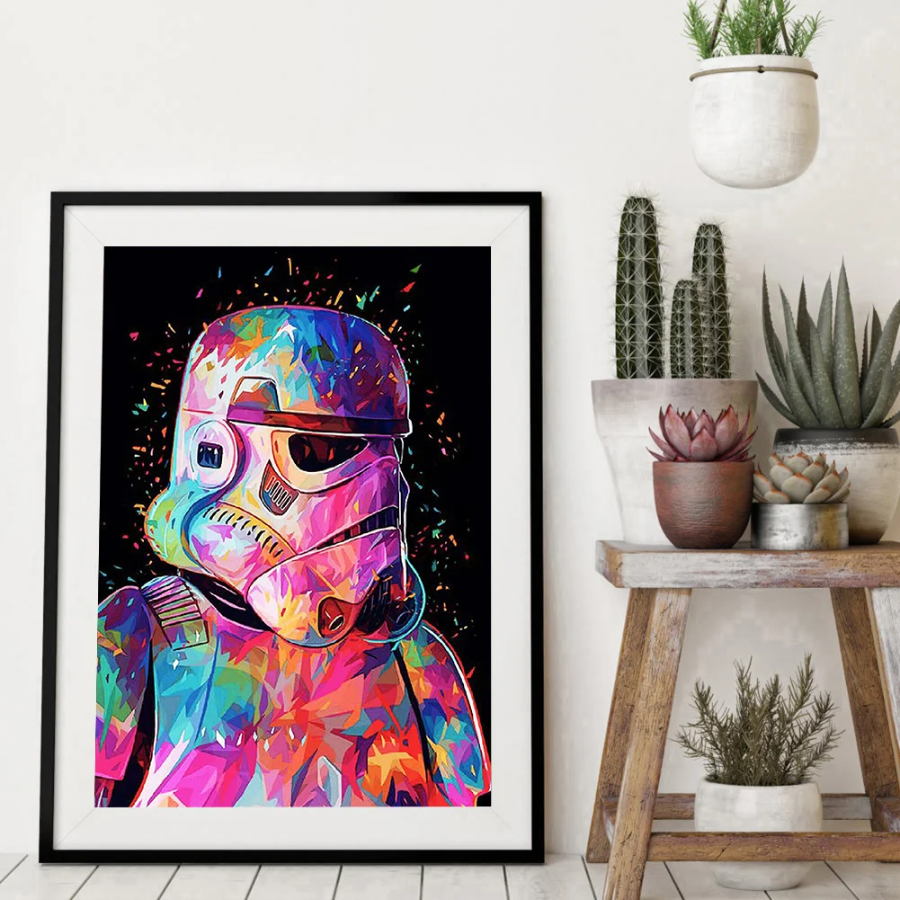 Diamond Painting - Full Round Drill - Movie Star Wars(30*40cm)