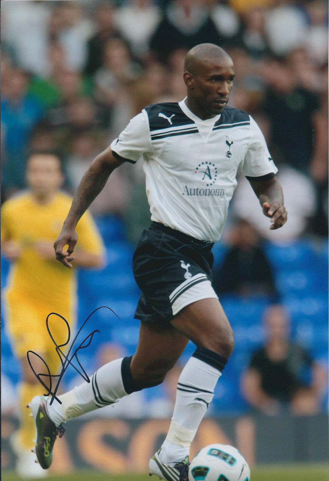 Jermaine DEFOE Autograph Signed 12x8 Photo Poster painting AFTAL COA SPURS Authentic