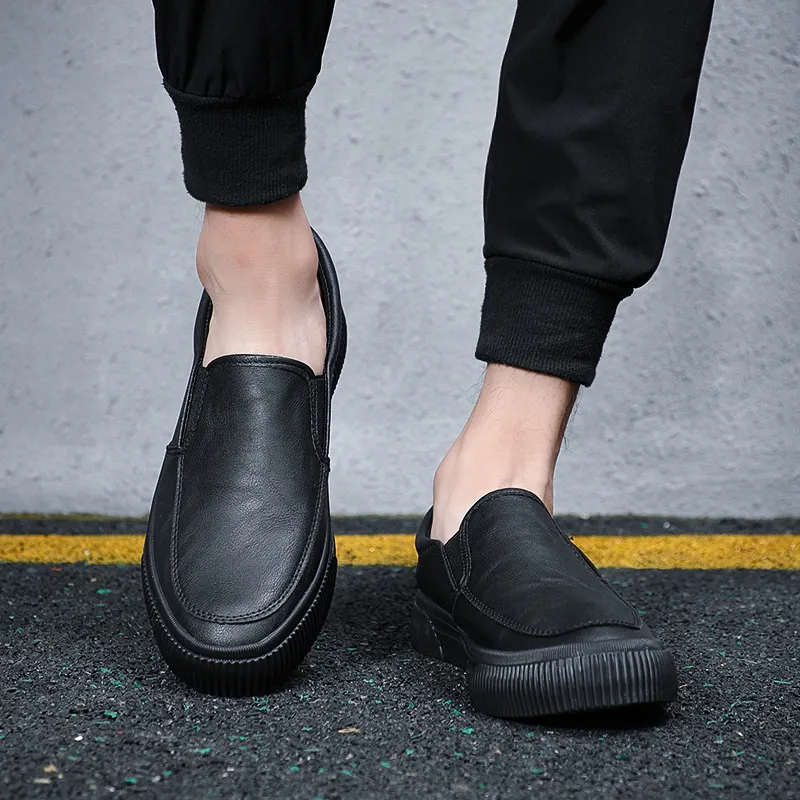 Yyvonne Baoda Autumn And Winter 21318 Men's Thick-Solle Casual Shoes