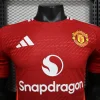 24/25 Player Manchester United Soccer Jersey Home