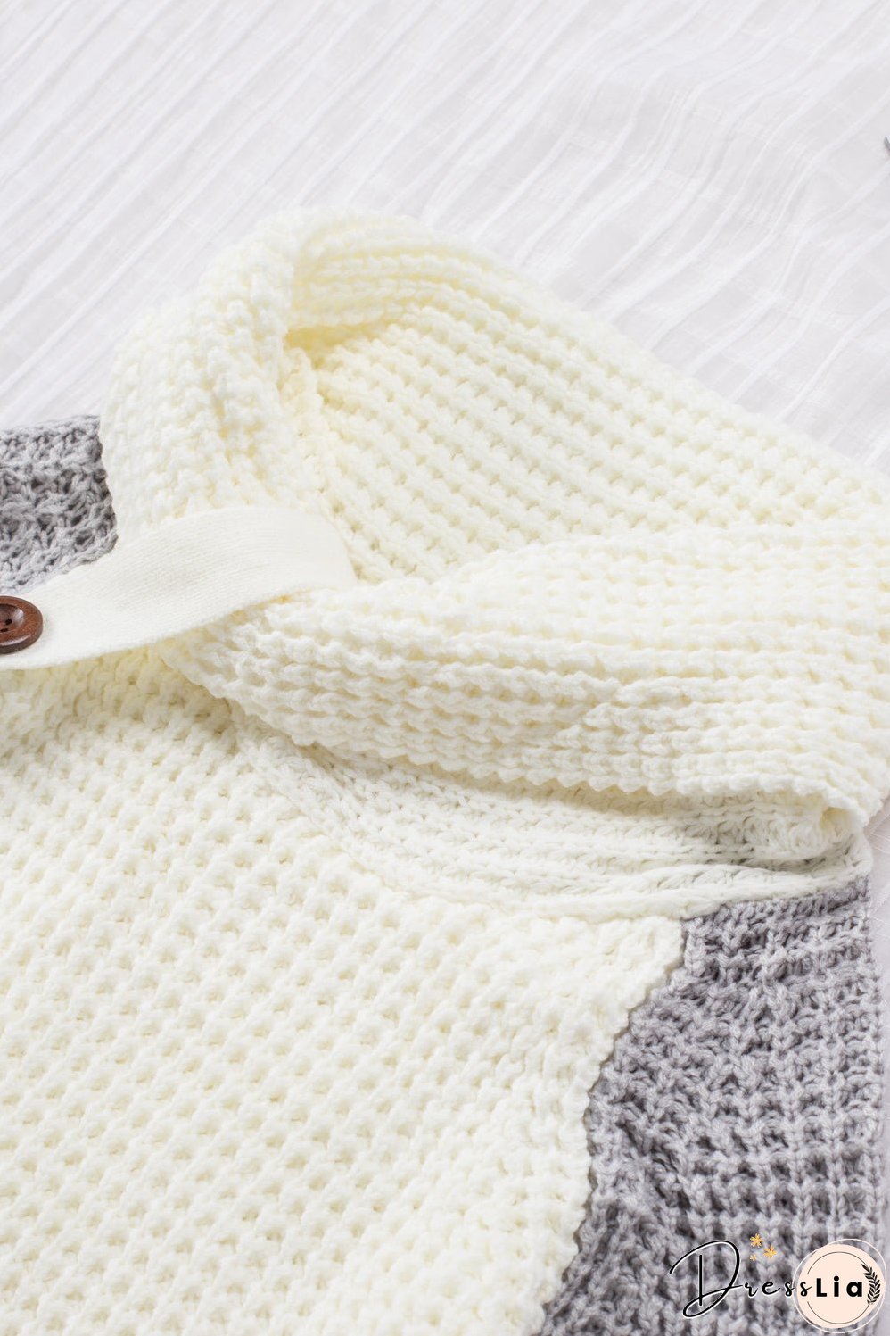 Hem Wrap Pullover Sweater