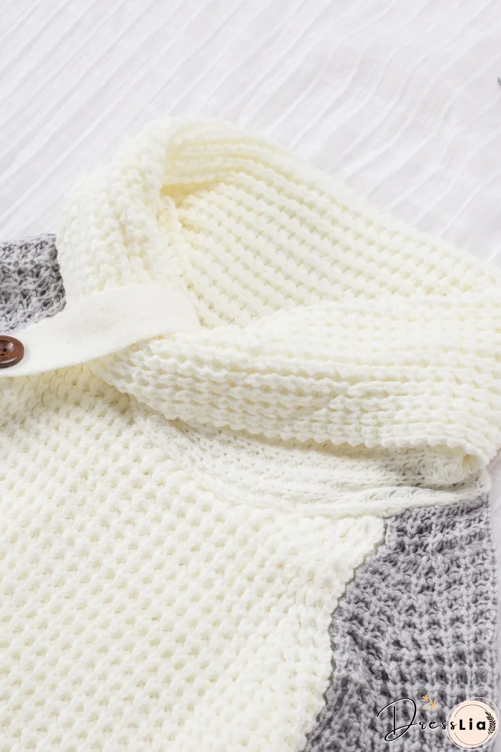 Hem Wrap Pullover Sweater