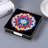Mandalas Leather Diamond Painting Notecard Box 5D DIY Diamond Art Note Box