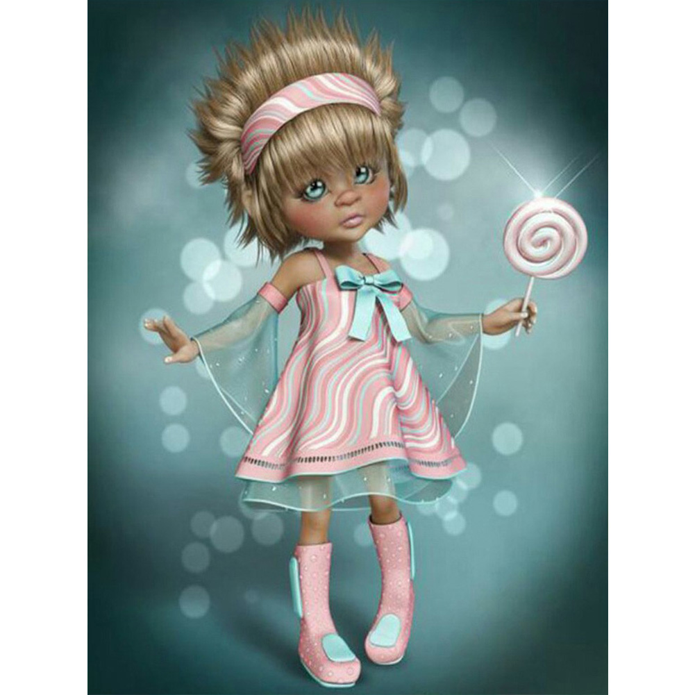 

Fairy Girl - Round Drill Diamond Painting - 40*50CM, 501 Original