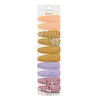 10PCS Cute Floral Barrettes Hair Pins Set for Kids