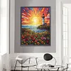 Sunrise Sea Lighthouse-Full Round Diamond Painting 50*65CM