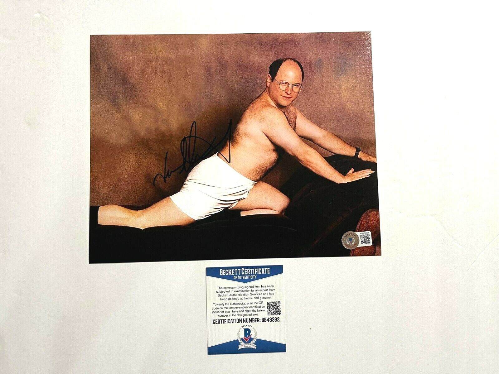 Jason Alexander Rare signed autographed Seinfeld 8x10 Photo Poster painting Beckett BAS Coa