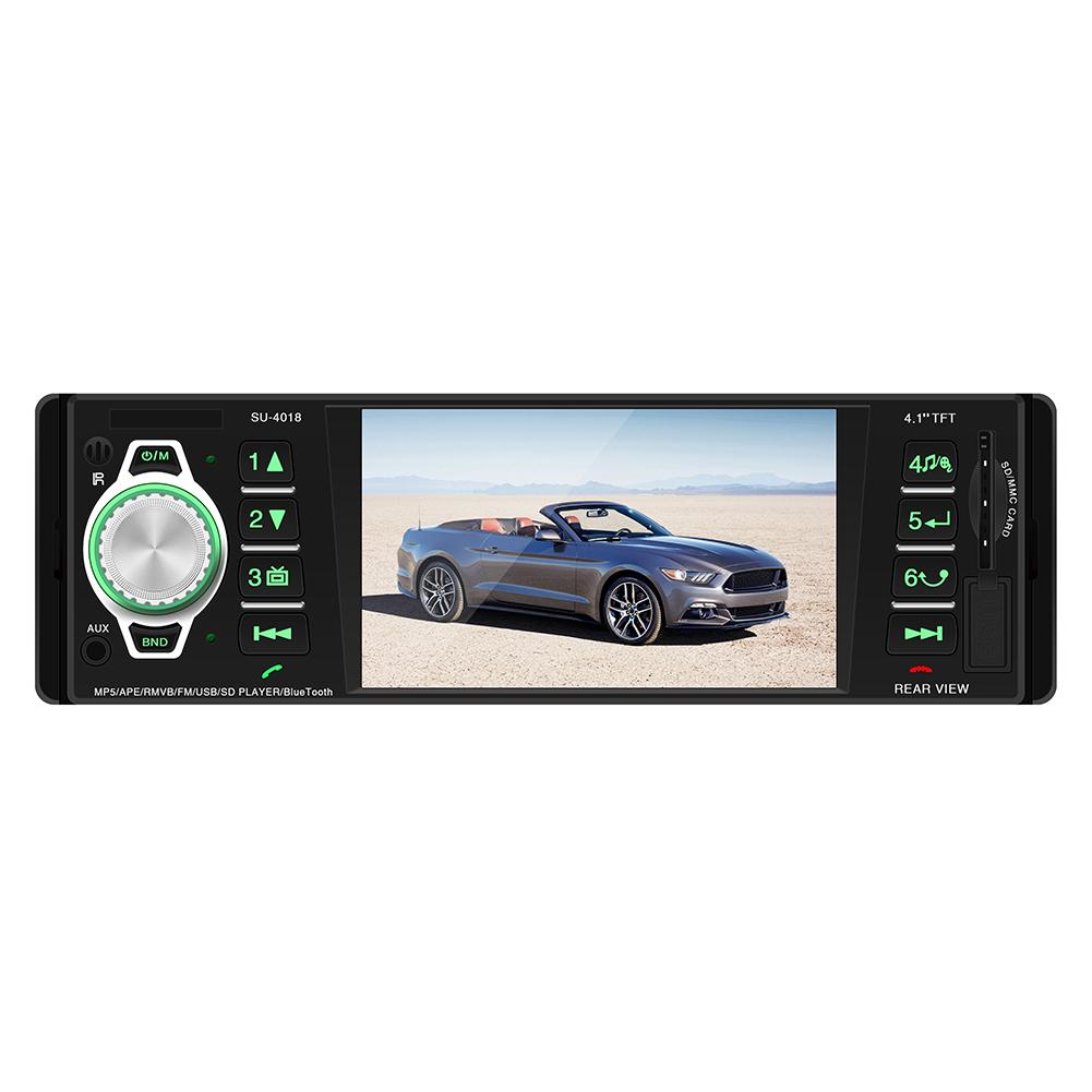 

SWM-4018 4in Bluetooth Car MP5 Player FM Radio Head Unit (with camera), 501 Original