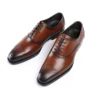 Luxury fashion mens leather oxford dress shoes