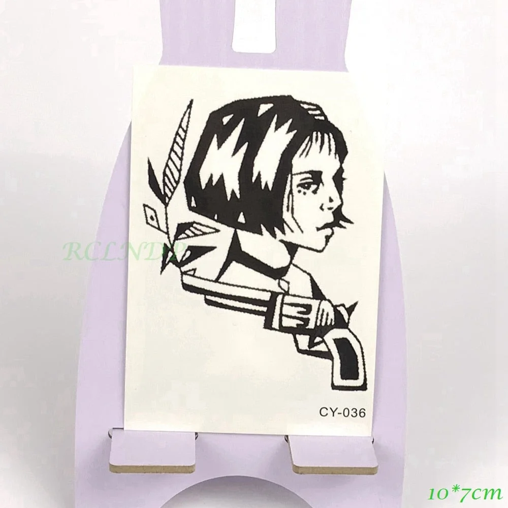 Waterproof Temporary Tattoo lovely Anime tatto stickers flash tatoo fake tattoos for girl women lady kid