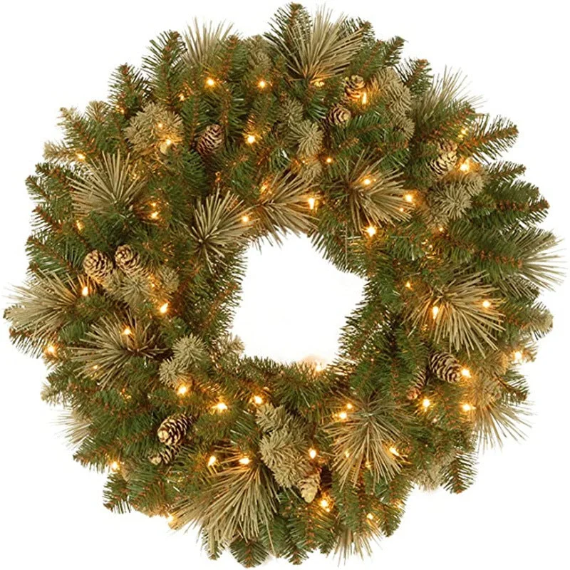 Norwood Fir Lighted Wreath Christmas Wreath with Lights Winter Wreath