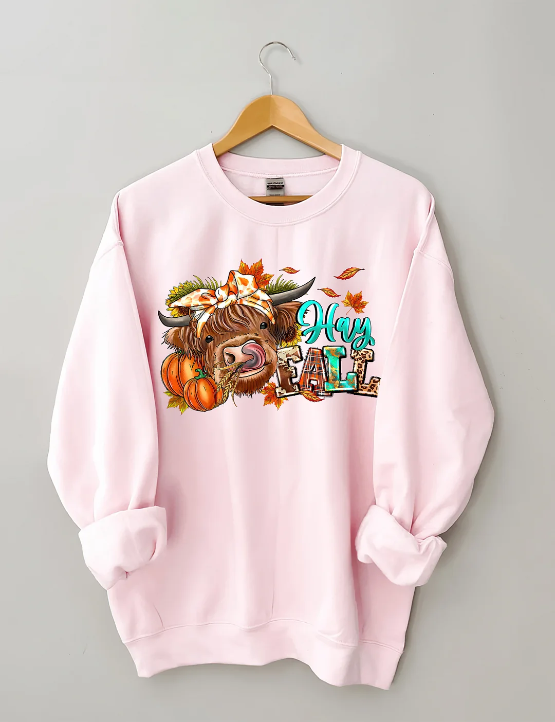 Hay Fall Cow Sweatshirt