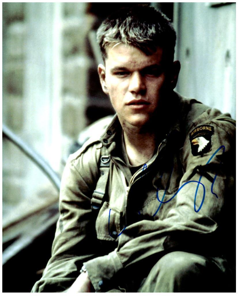 Matt Damon signed 8x10 autographed Photo Poster painting + COA