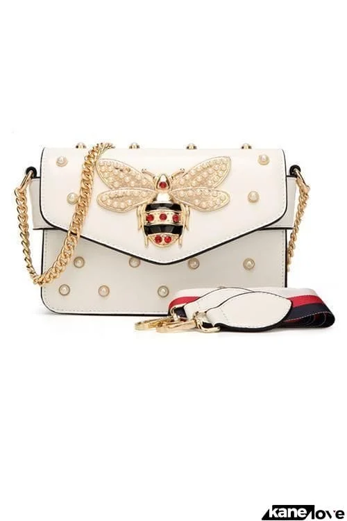 Pearl Bee Chians Shoulder Bag