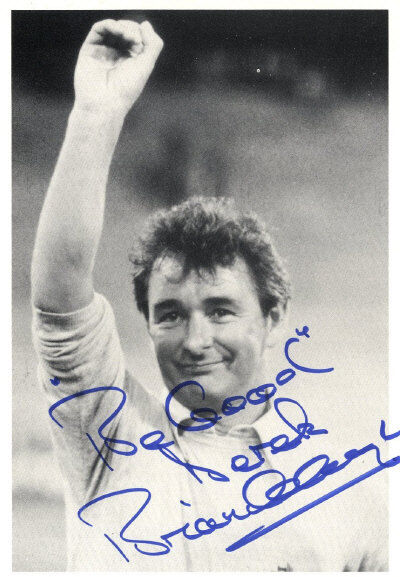 BRIAN CLOUGH Signed Photo Poster paintinggraph - Football Manager NOTTINGHAM FOREST - Preprint