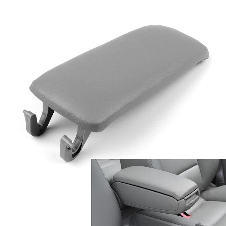 2000-2008 Black Audi A4 S4 A6 PU Leather Center Console Armrest Cover Lid Black Gray Khaki Generic