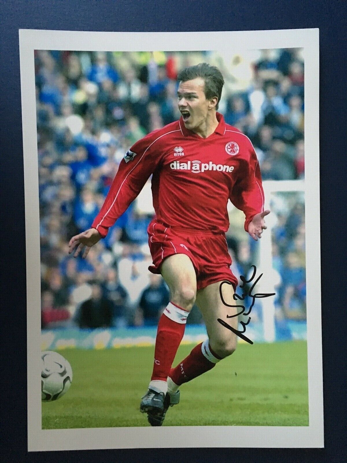 SZILARD NEMETH - FORMER MIDDLESBROUGH FOOTBALLER - EXCELLENT SIGNED Photo Poster painting