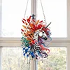 DIY Fragment Unicorn Acrylic Special Shape Diamond Painting Hanging Pendant