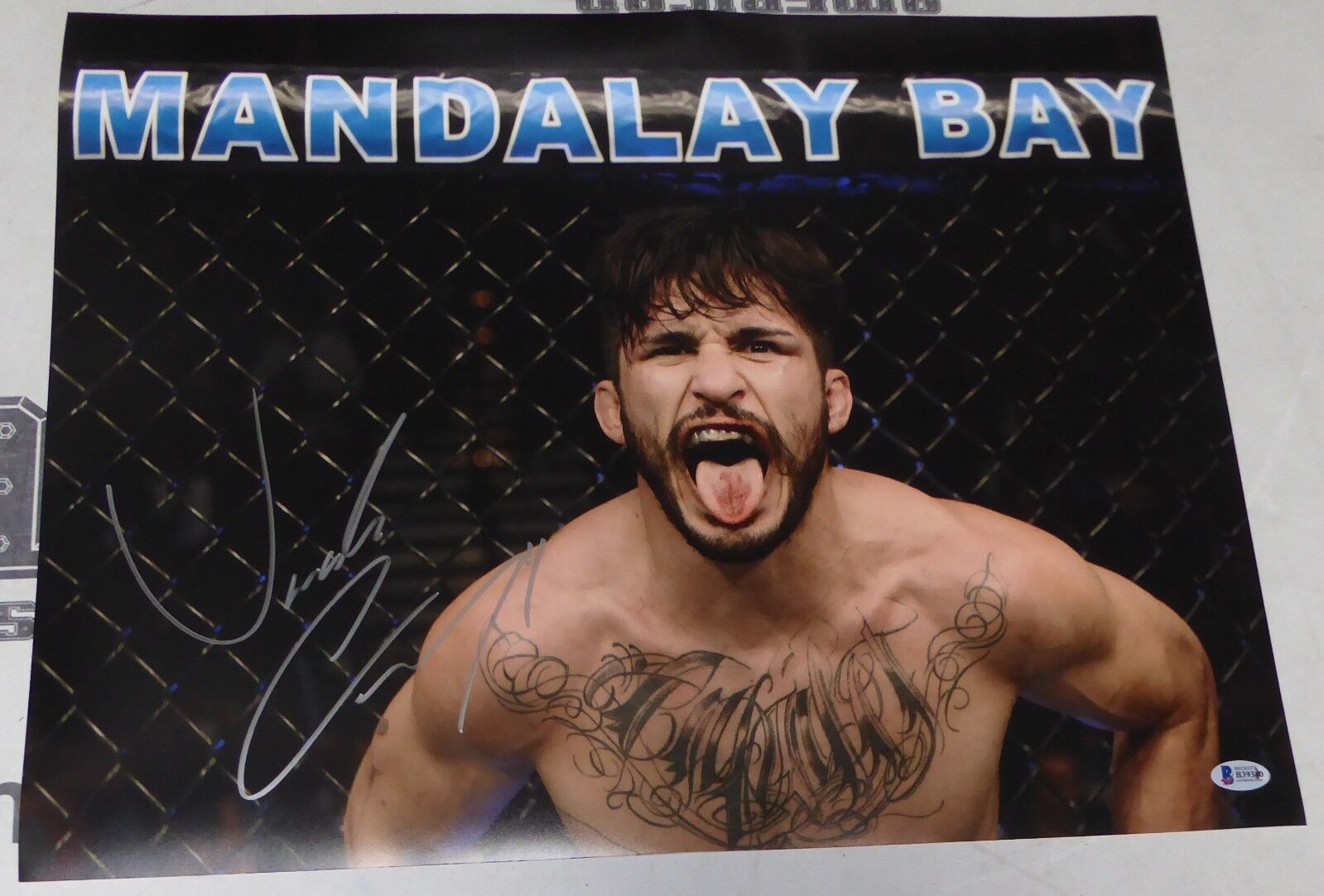 Ian McCall Signed UFC 16x20 Photo Poster painting BAS Beckett COA Uncle Creepy Picture Auto'd 2