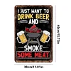 Beer - Vintage Metal Signs - 20*30cm/30*40cm - Warning