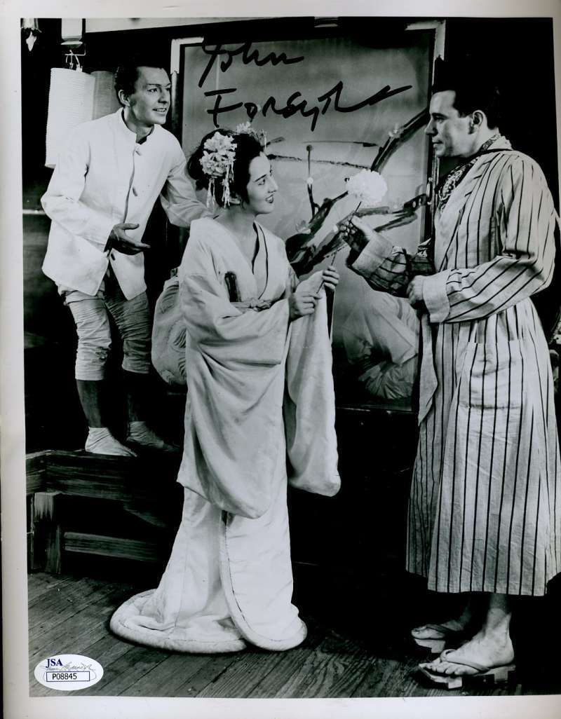 John Forsythe Jsa Signed 8x10 Photo Poster painting Authenticated Autograph