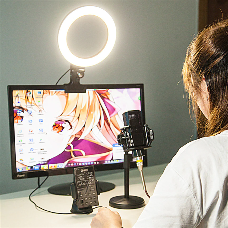 6" Selfie Ring Light For Studio Video 、14413221362536236236、sdecorshop