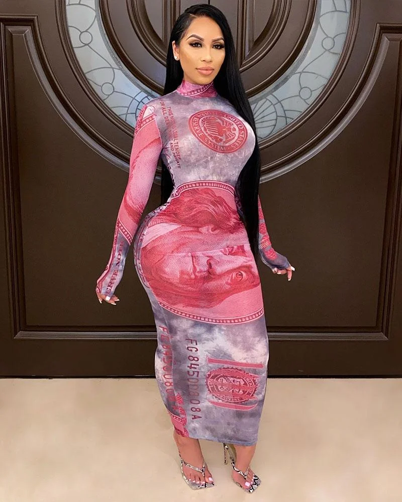 RICH MIDI DRESS