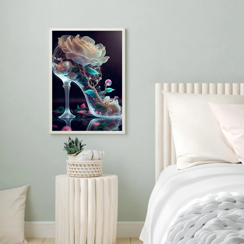 Full Round Diamond Painting 30*40cm - Dreamy Crystal High Heels