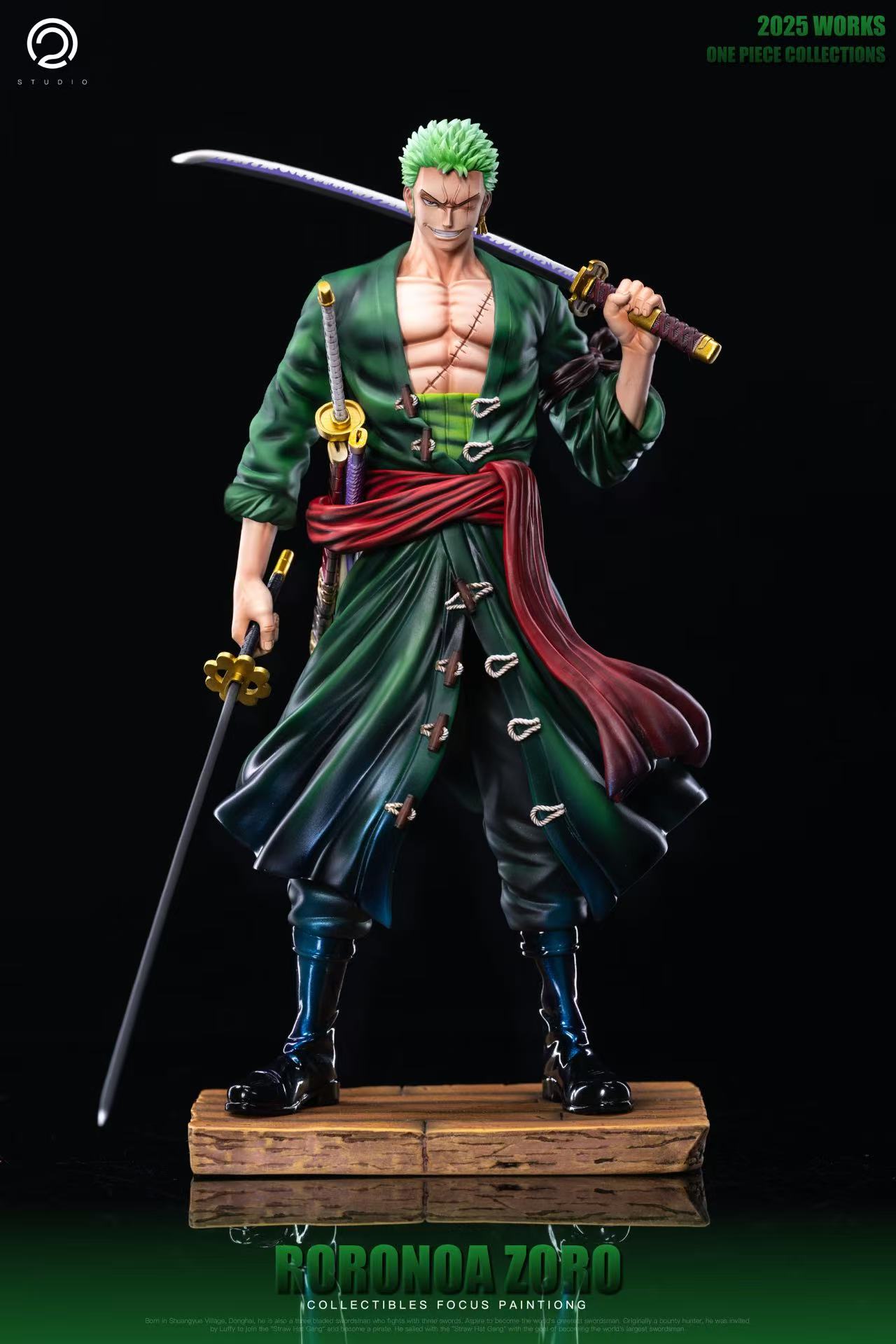 C2 Studio - One Piece - Roronoa Zoro Statue(GK)-
