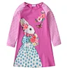 Kids Baby Girl Flower Print Autumn Spring Casual Dress