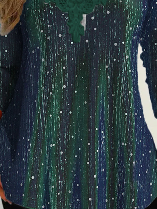 Women Half Sleeve V-neck Solid Color Dress