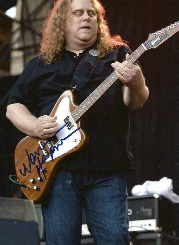 Warren Haynes MUSICIAN autograph, In-Person signed Photo Poster painting