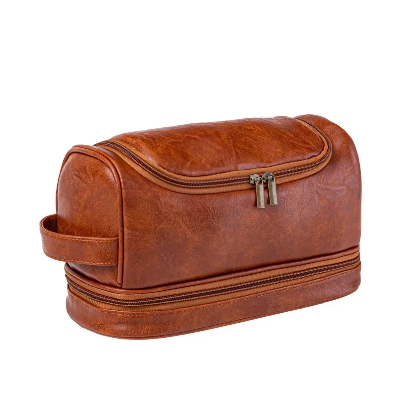 Wallenrisen High-end Travel Cosmetic Bag Dry Wet Layered Wash Bag Multi-layer Handheld Storage Hanging Bath Outdoor Utilities Storage Bag