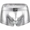 JOCKMAIL PU Men Boxer Men Underwear Pouch Boxer Men Underpant Men Shorts