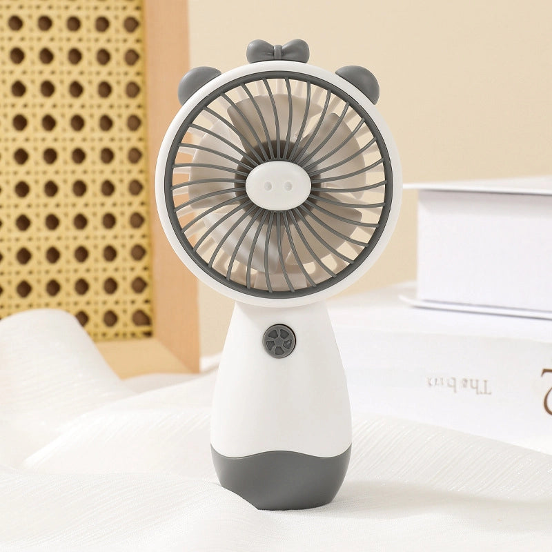 New Flower Mini Hand-held Small Fan Summer Fresh Portable Portable Portable Fan Usb Storage Electric Fan
