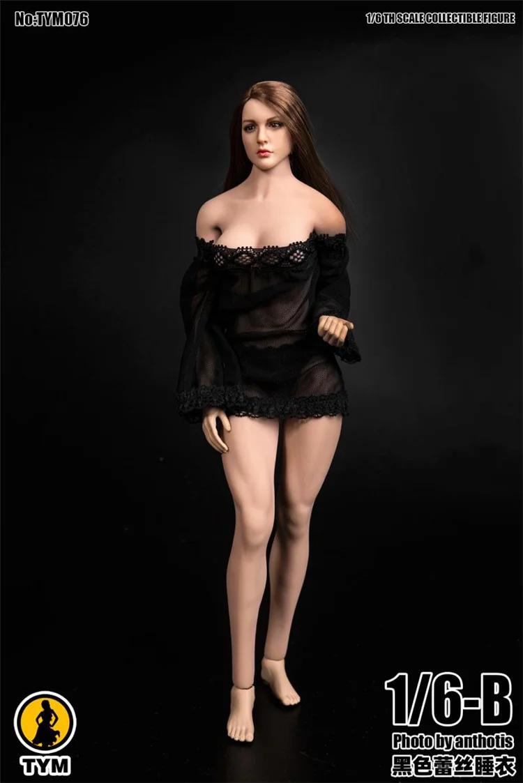 1/6 Sexy Lace Hollow Underwear MCCTOYS Lingerie Clothes Fit 12'' Female  Large Middle Bust Action Figure Model MCC036 MCC037