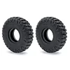 AMK 2Pcs 1.0" Rubber Mud Off Road Tires 24x62x20.5mm for 1/24 RC Crawler Car Axial SCX24 Gladiator Deadbolt 1/18 TRX4M (2PCS)