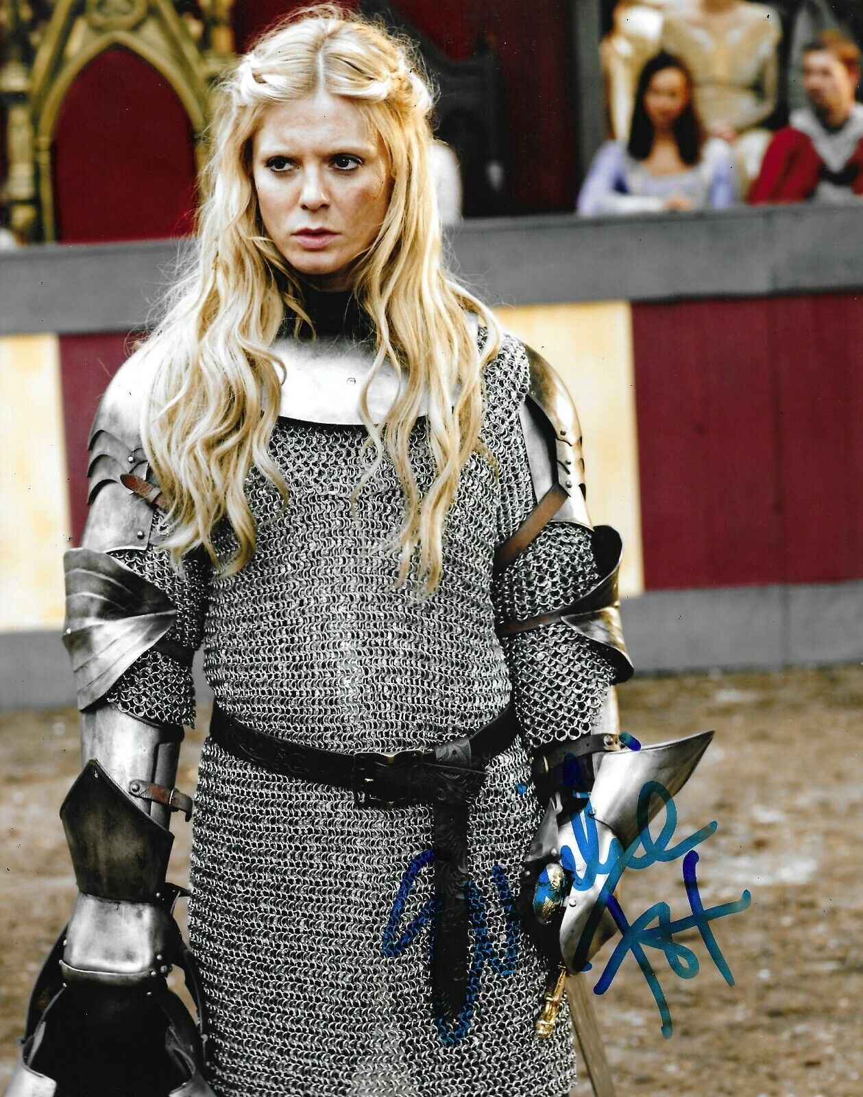 Emilia Fox Signed Merlin 10x8 Photo Poster painting AFTAL