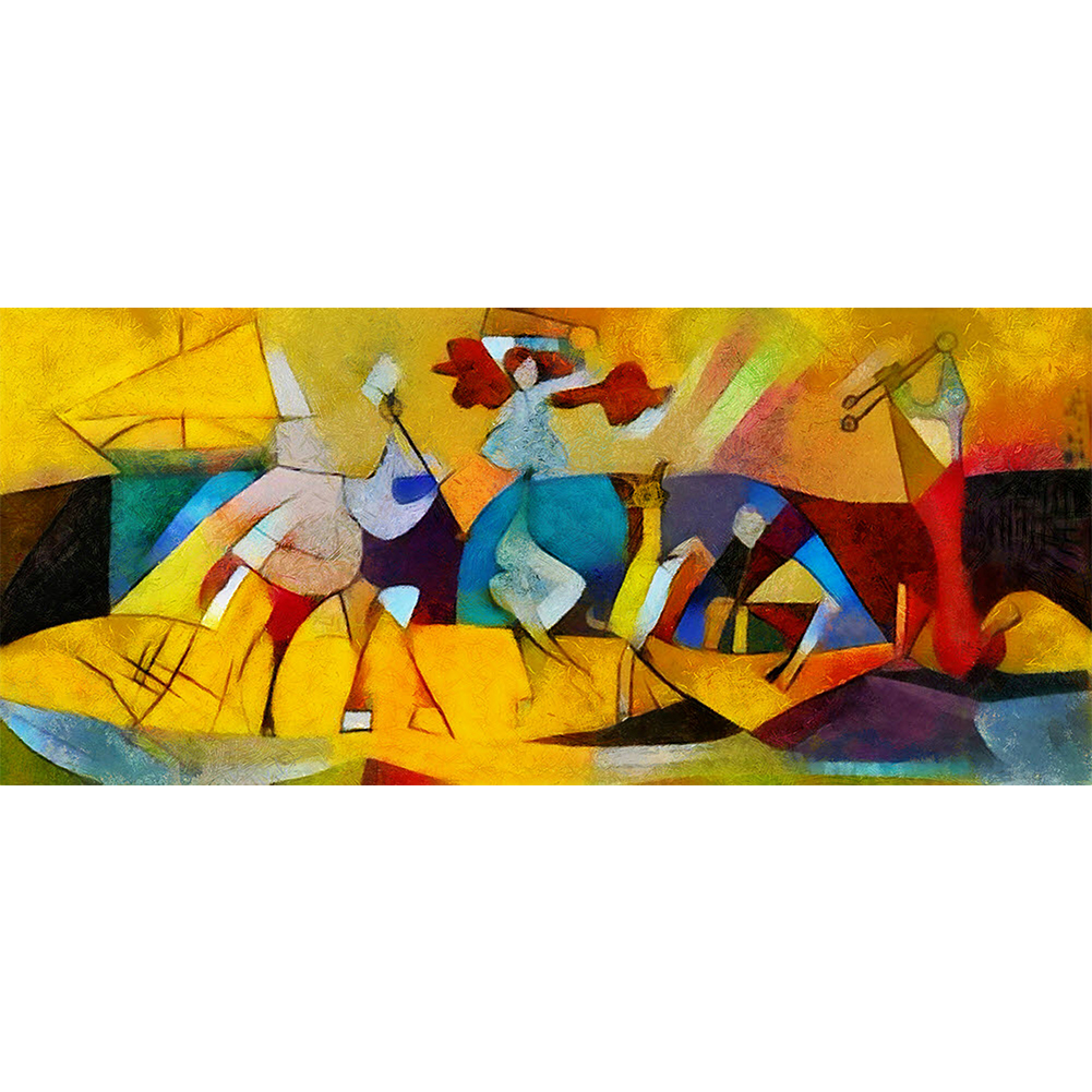 

Kandinsky Style - Round Drill Diamond Painting - 80*35CM (Big Size), 501 Original