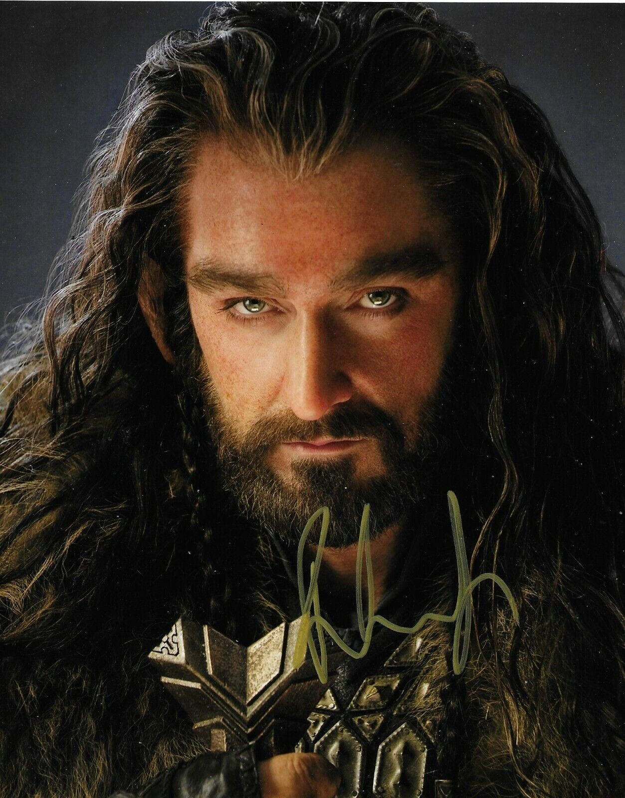 Richard Armitage Signed The Hobbit 10x8 Photo Poster painting AFTAL