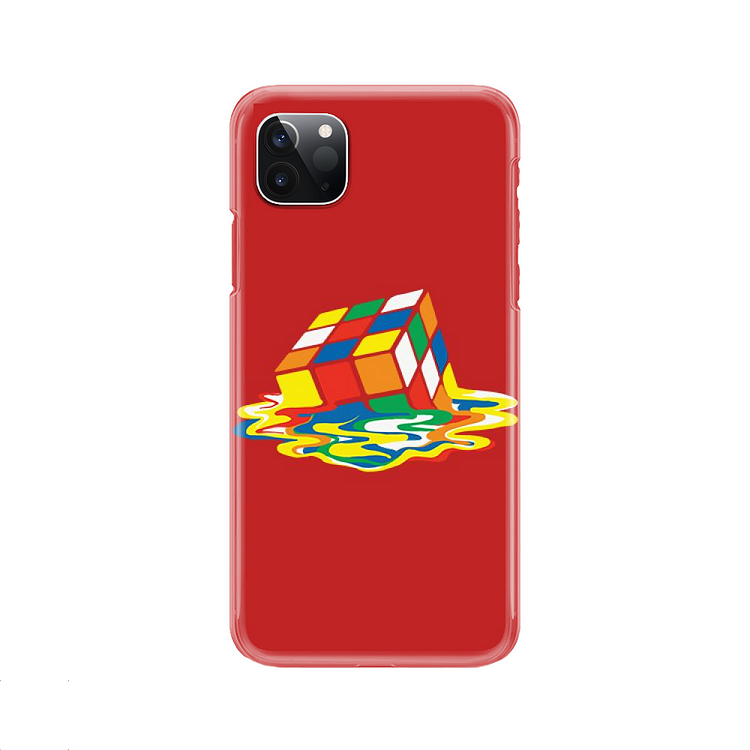 Melting Into Water, Rubik Cube iPhone Case